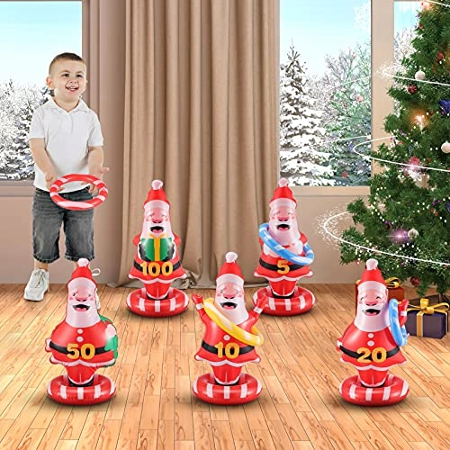 Santa Claus Ring Toss Game - 10 piece(s)