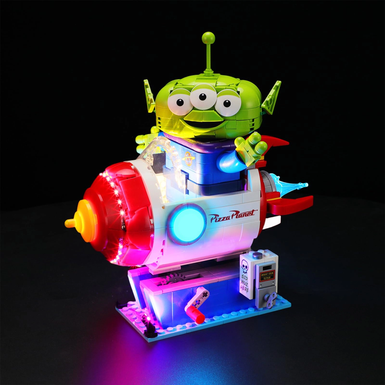 LIGHTAILING Viaggio planetario su razzo con alieno e pizza (43307) - LED Kit