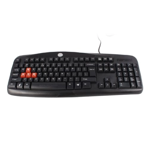 Multimedia Wired USB PC Keyboard - Wired