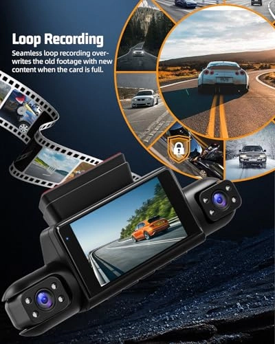 4 Channel Front and Rear Dash Cam - 1080P