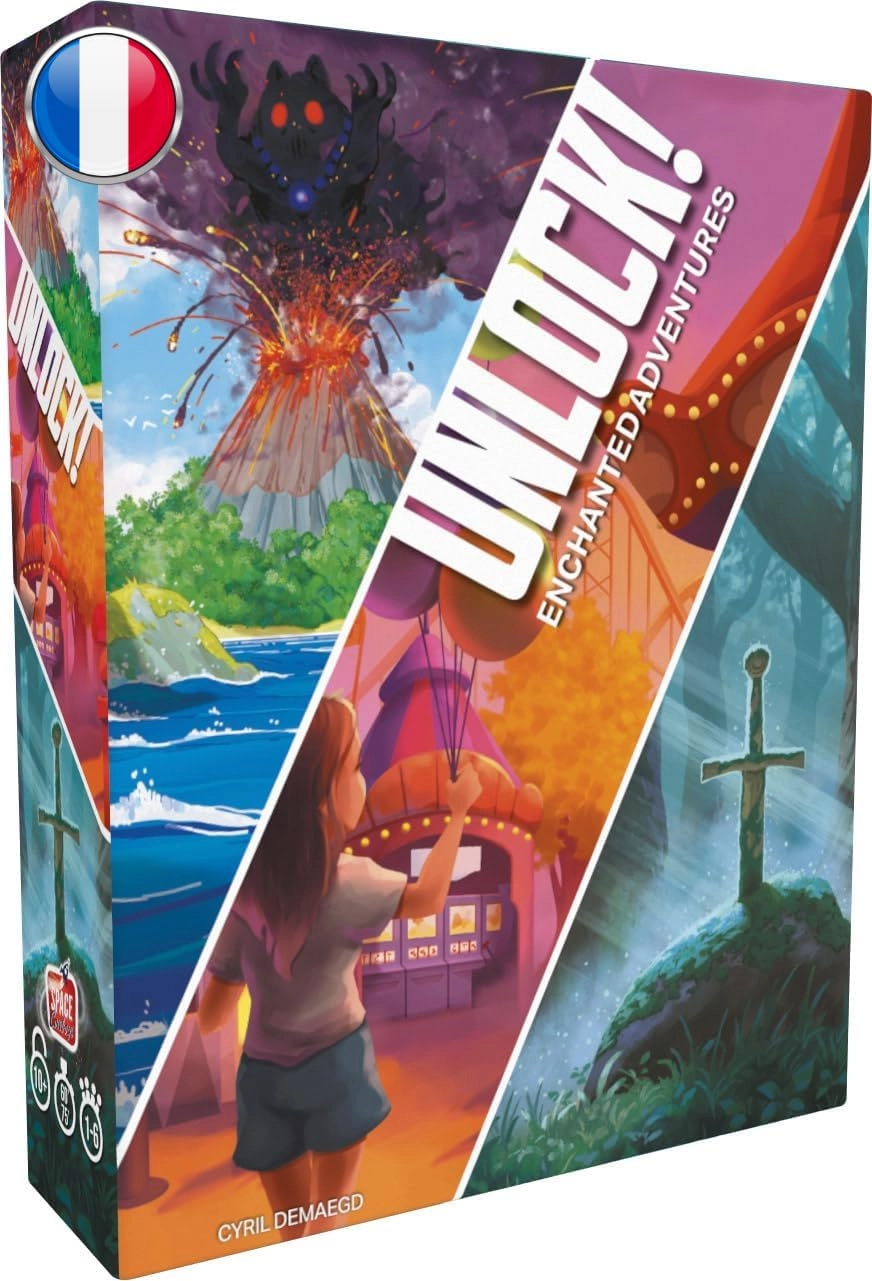 Asmodee Unlock!: Enchanted Adventures - Space Cowboys - Cooperative Escape Game (French)