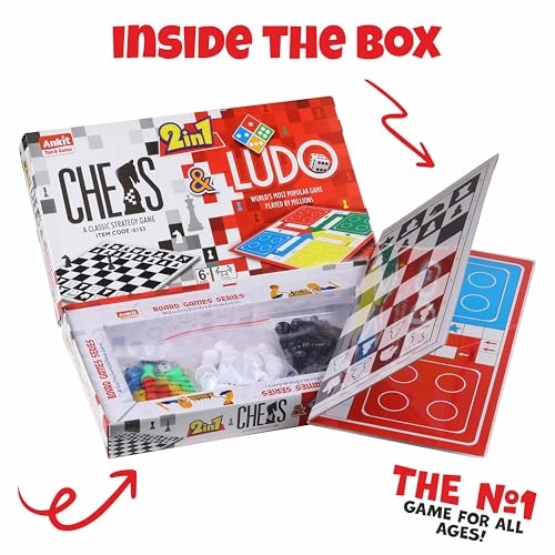 Chess & Ludo - 2 in 1 Multicolor