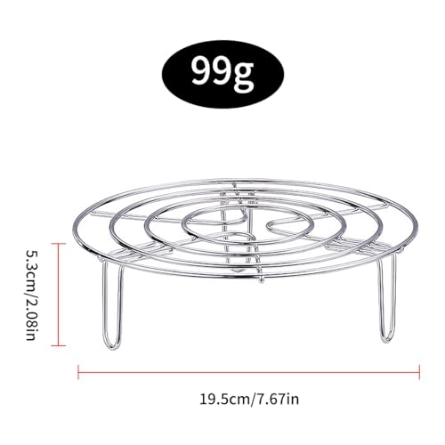 Round Air Fryer Rack - stainless_steel