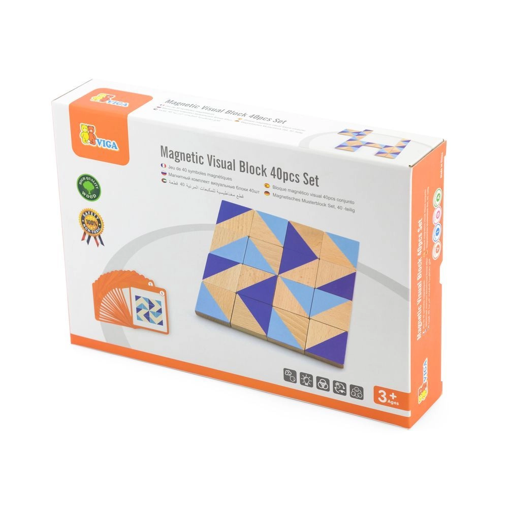 Magnetic Visual Block - 40pcs