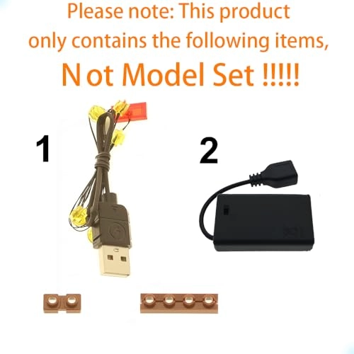 LED Light Kit for LEGO Leonardo da Vinci's Flying Machine 10363 - Plastic 1 4.5-5V