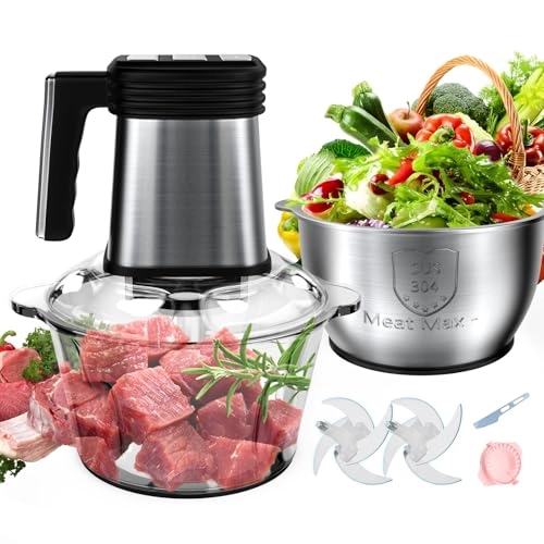 Electric Food Processor - 8 Cup+8 Cup 300 watts