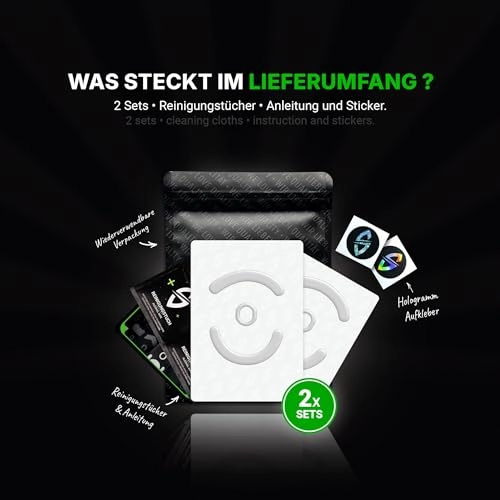 HPS Glides - Set of 2 Compatible with Logitech G703, G603, G403