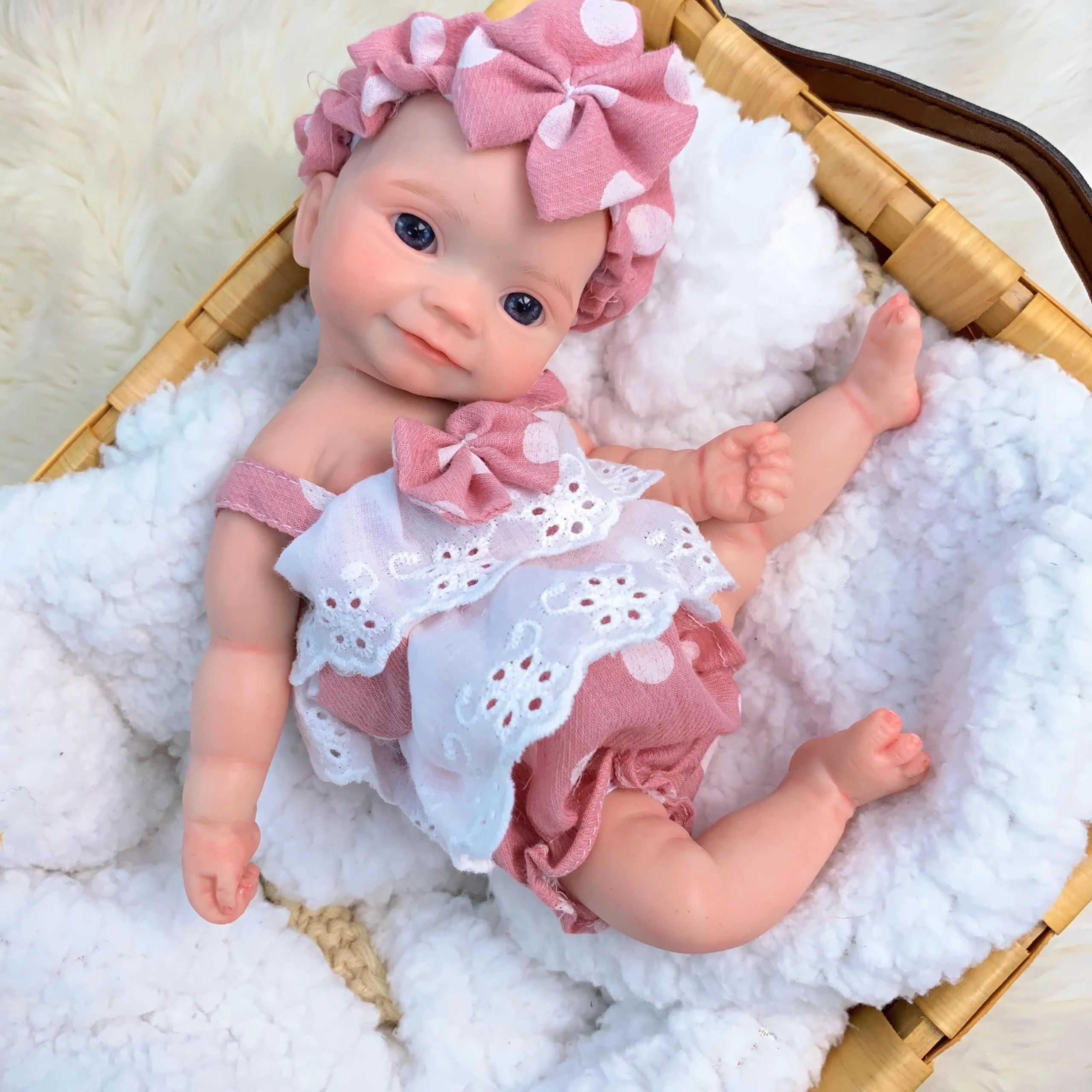 Reborn Baby Doll - 11 Inch Silicone Girl Ages 3+