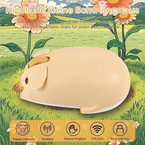 Pig Shape Mouse - Wireless