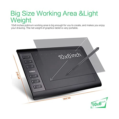 Graphic Drawing Tablet - 195 * 145mm 8192 Levels