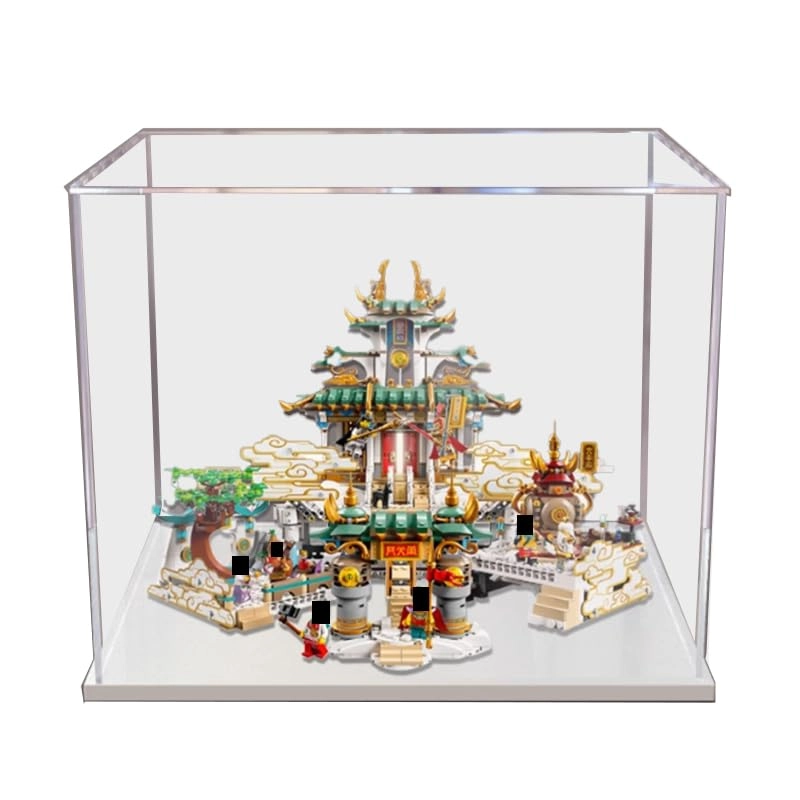 Clear Acrylic Display Case (80039) - 50x40x40cm Background+top Light2