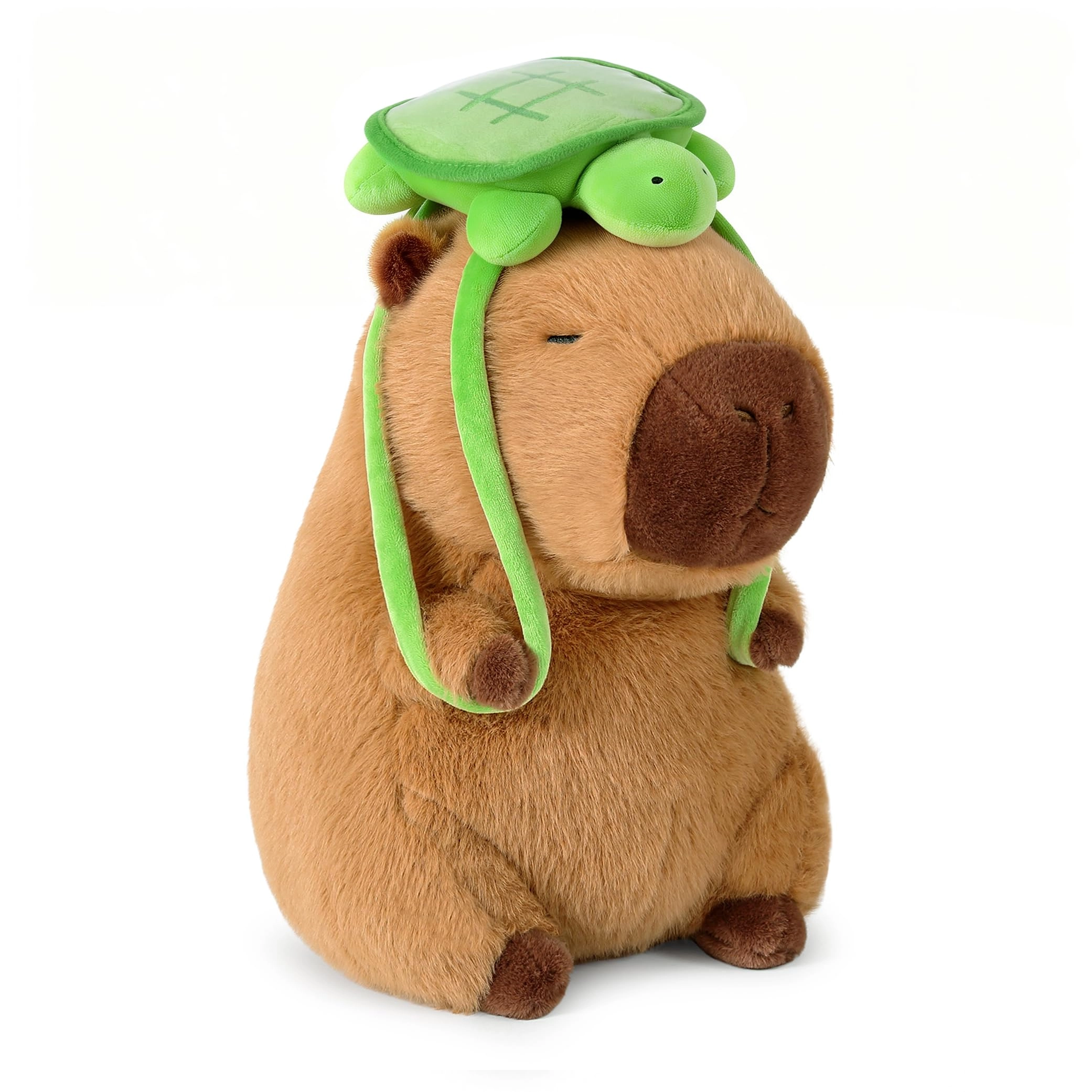 Capybara Plush - 9 inch Strawberry Hat