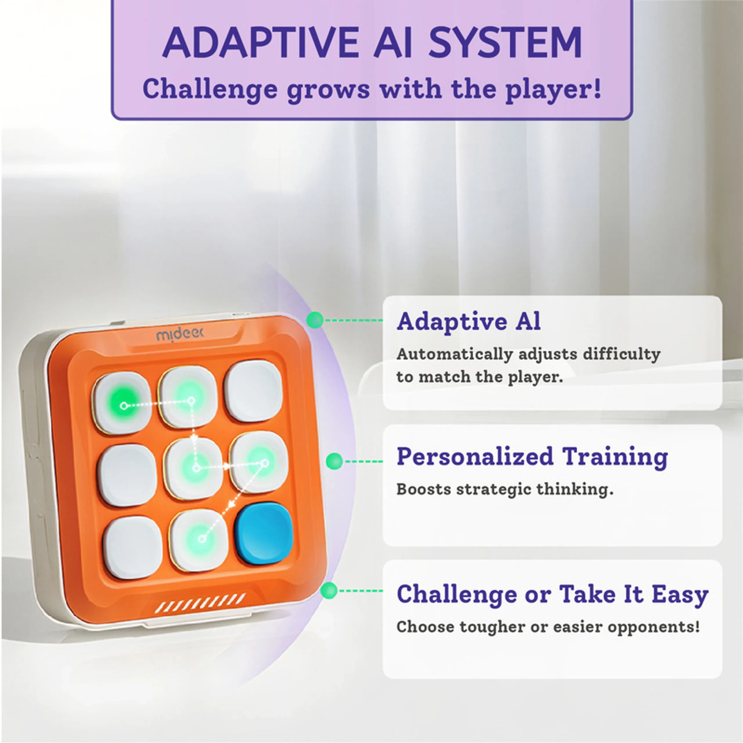 Ai Smart Tic-tac-toe - 3 Years & Above
