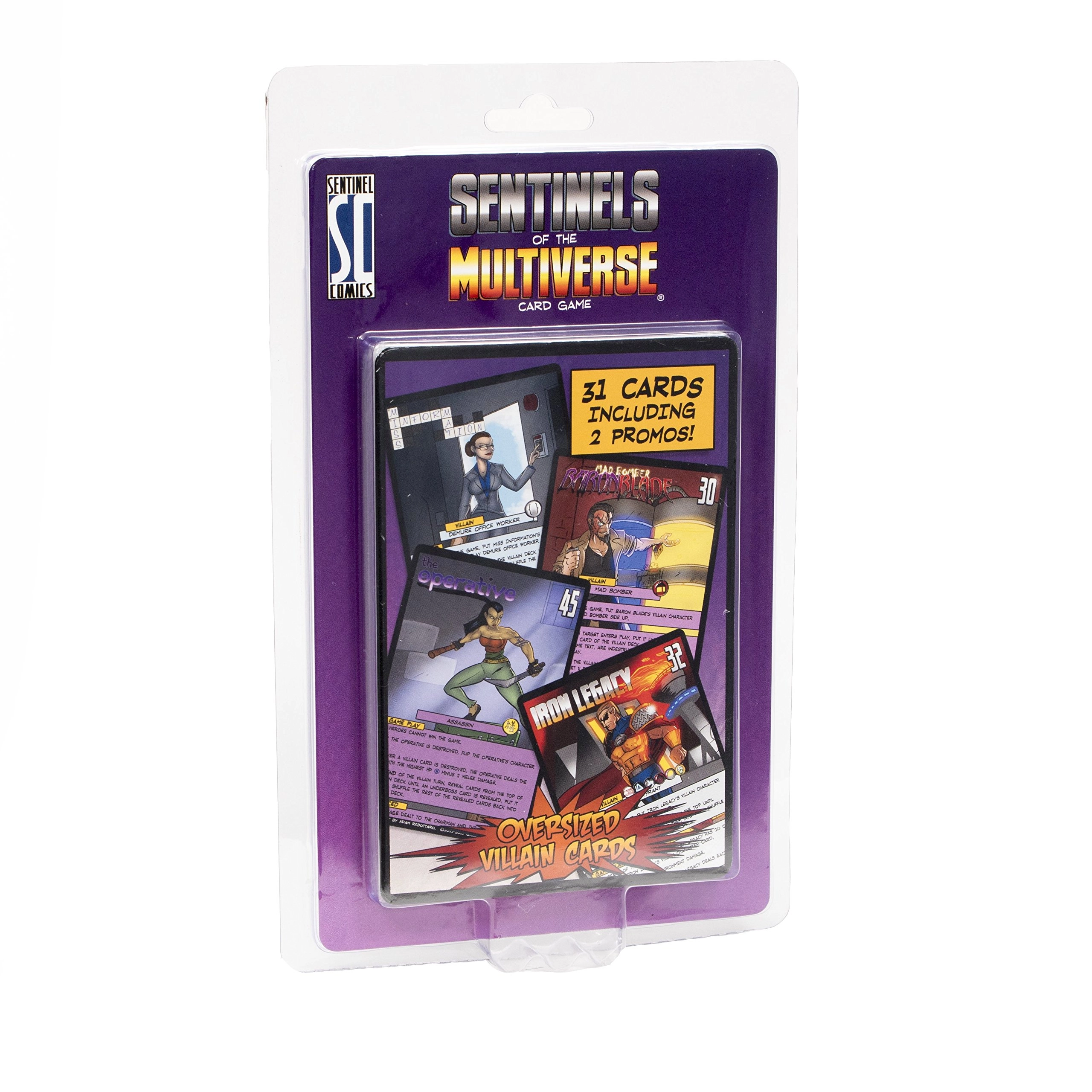 Greater than Games Sentinels of The Multiverse: Oversized Villain Character Cards