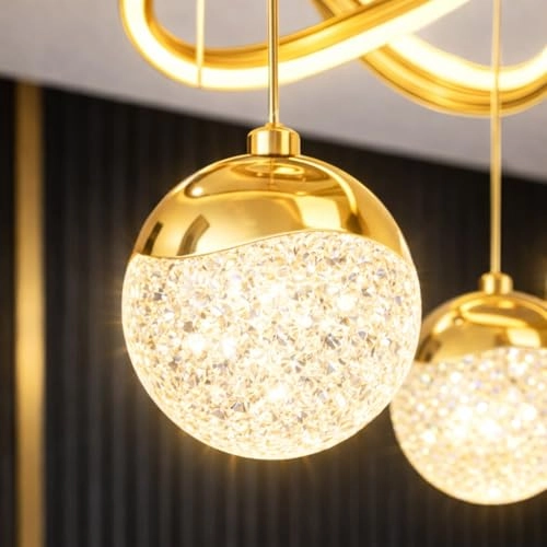 Infinity Ring Chandelier - Dimmable