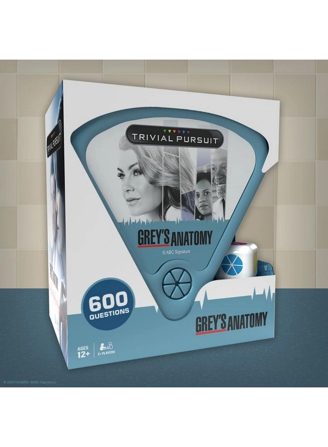 Trivial Pursuit: Grey's Anatomy - Trivia Game 600 Questions Die in Travel Container