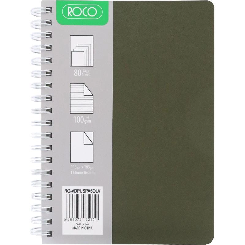 Notebook 19 X 26 cm Spiral - Grid 100 Sheets