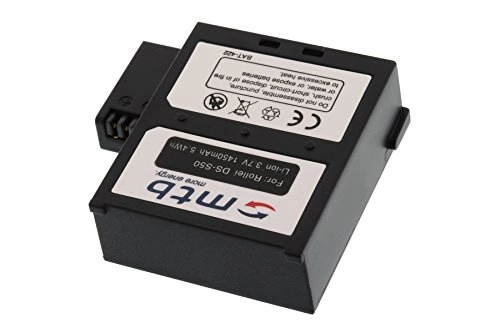 Battery for Rollei Bullet Actioncam 6S WiFi, 7S WiFi - 2 x 3.7 Volts