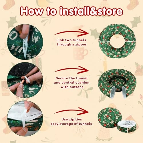 Cat Donut Tunnel - cotton