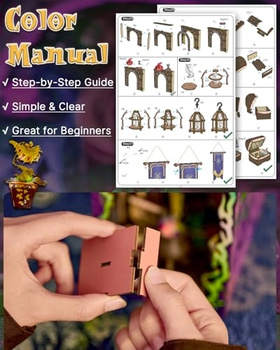 Mystic Theurge's Hut - DIY Wood LED lights