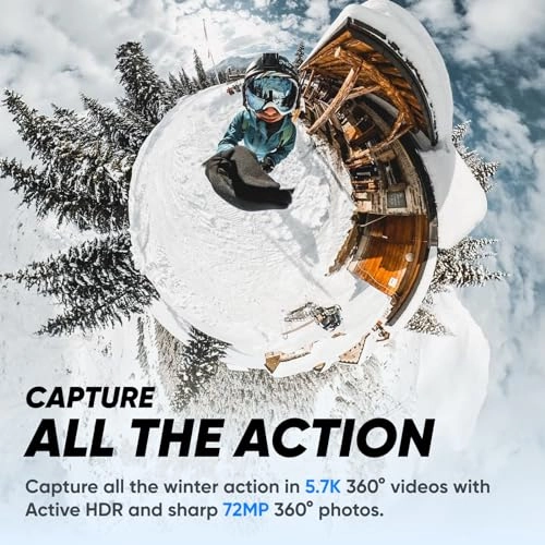 X3 360 Degree Action Camera 48GB