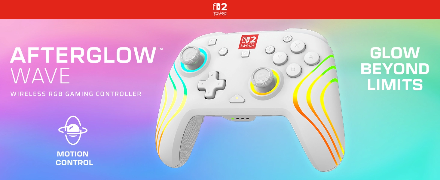 Afterglow RGB Switch 2 Wireless Controller - Clear Switch 2