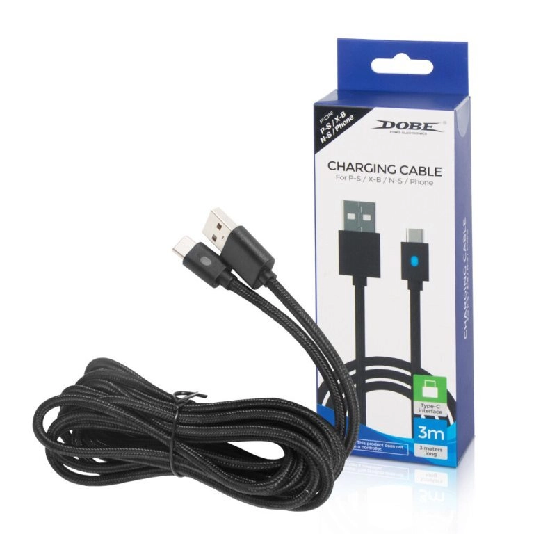 Dobe Charge Cable USB-C to USB-C 3m Braided
