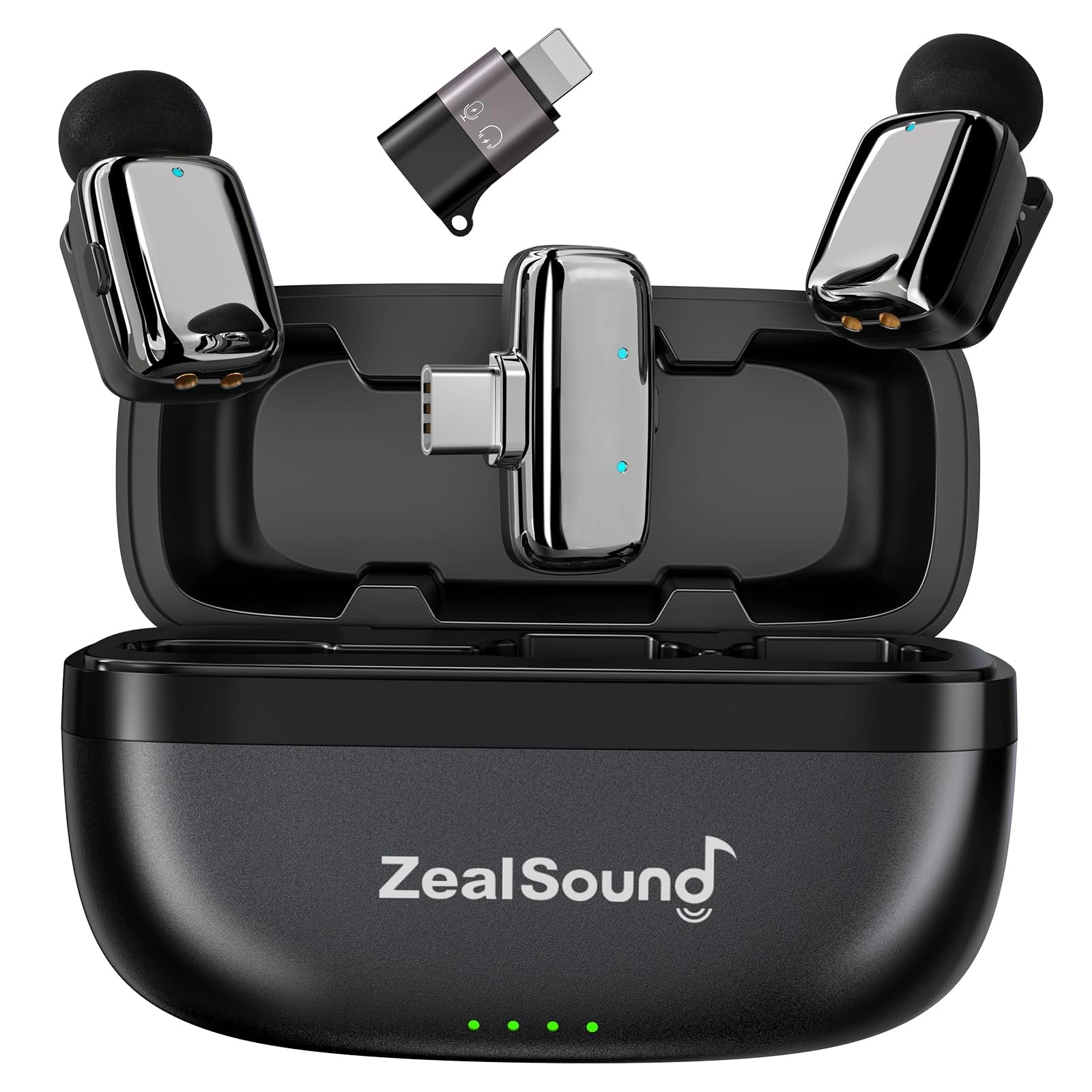 zealsound M6 Wireless+USB+Lightning Microphone