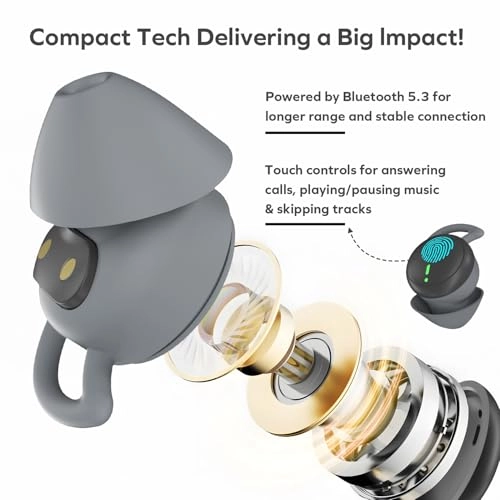 Sleep Earbuds - Bluetooth V5.3 Active Noise Cancellation