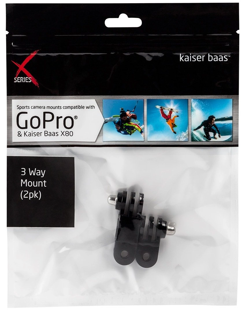 Kaiser Baas 3 Way Mount - 2pk X Series & GoPro Compatible