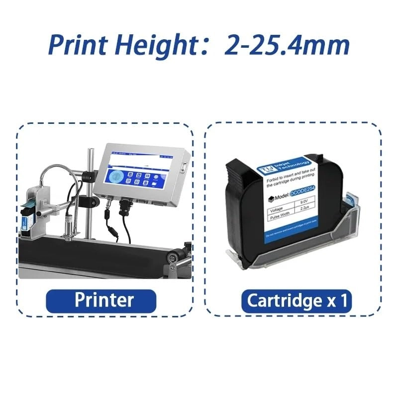 DW-MAX - Thermal Inkjet 12.7/25.4mm