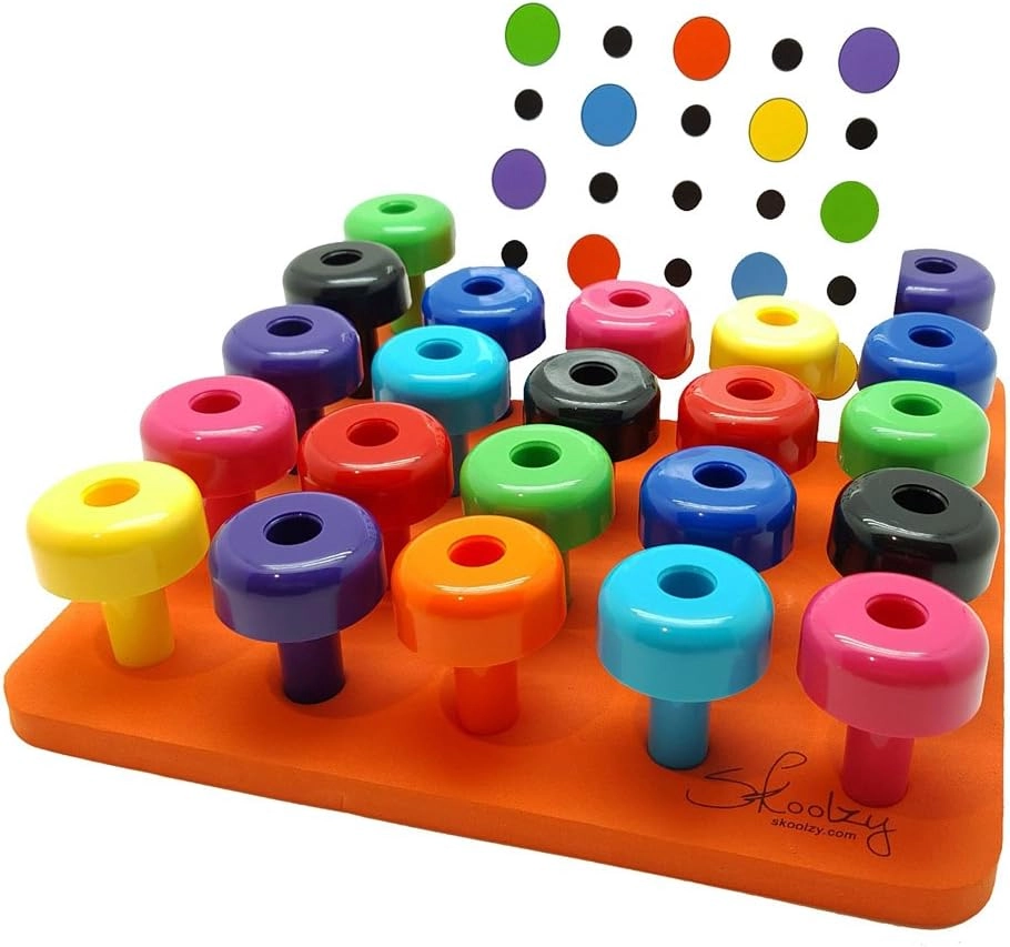 Stacker Peg Board - 3 years+ 30 pieces