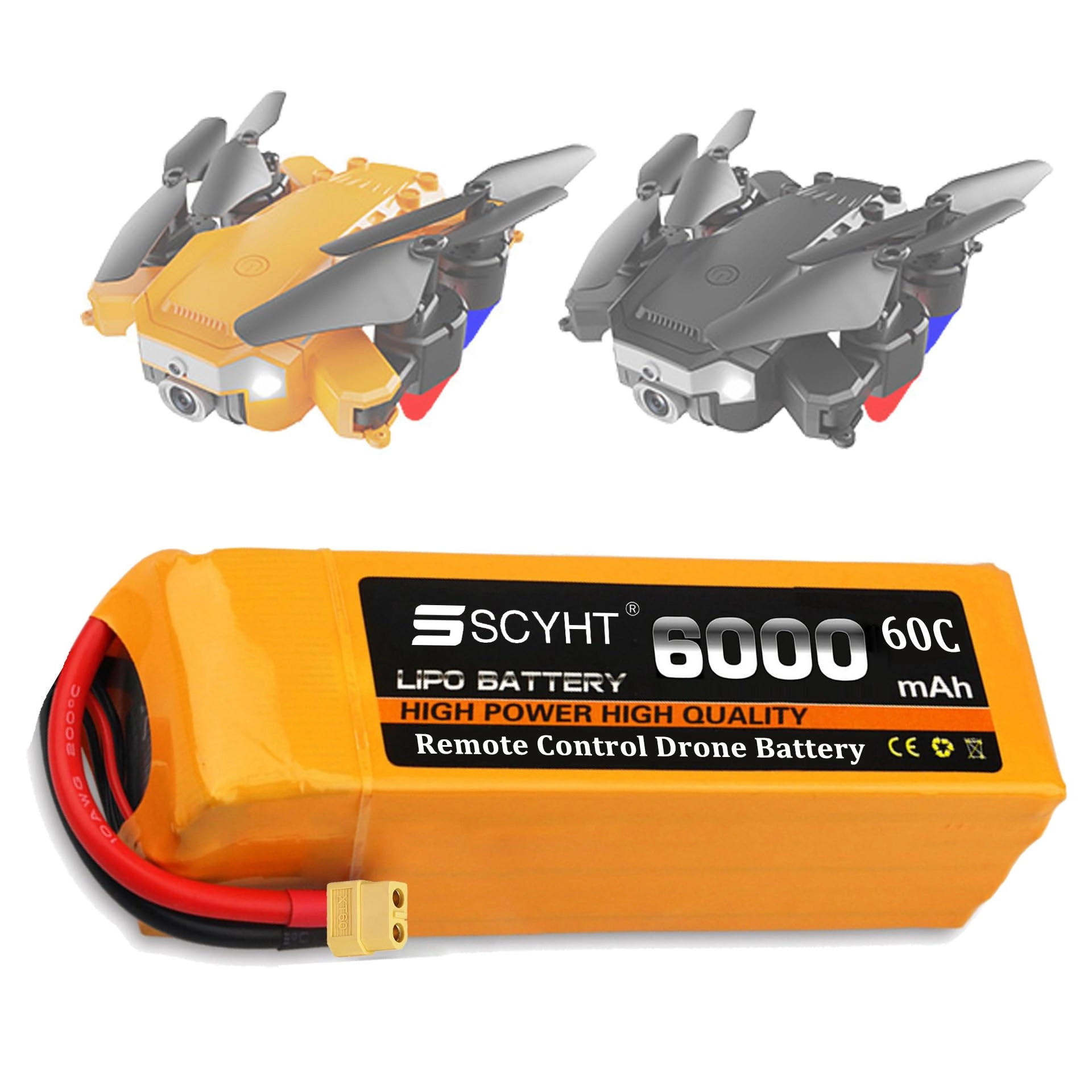 SSCYHT Lipo Battery - 22.2V 8000mAh 60C