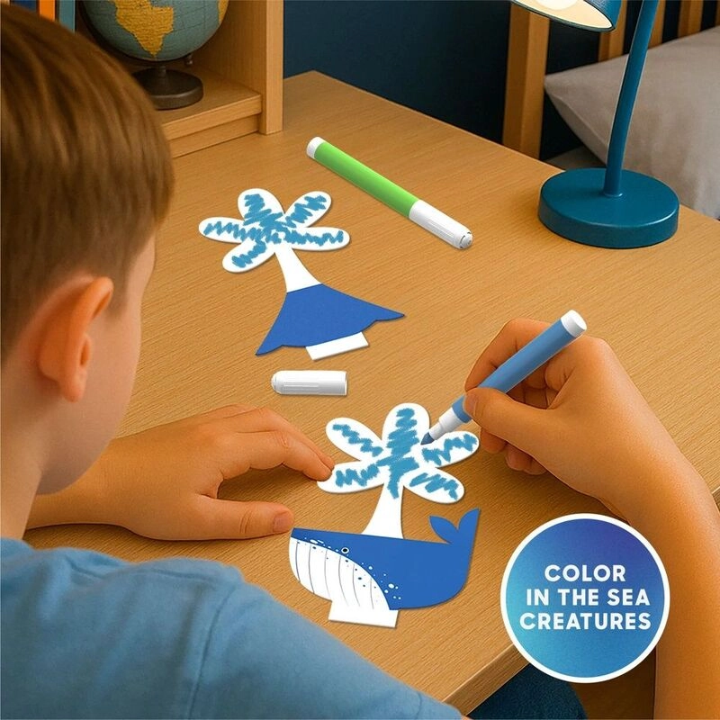 Crystal Sea Creations Chemistry Kit Marine Biology - 6 years+ 32 pieces