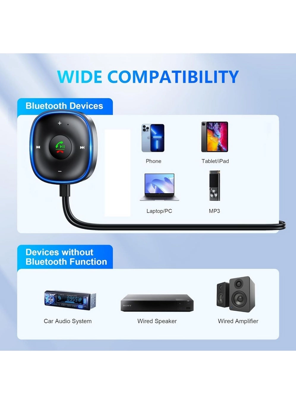 YS0332 - Bluetooth 5.3 3.5mm USB