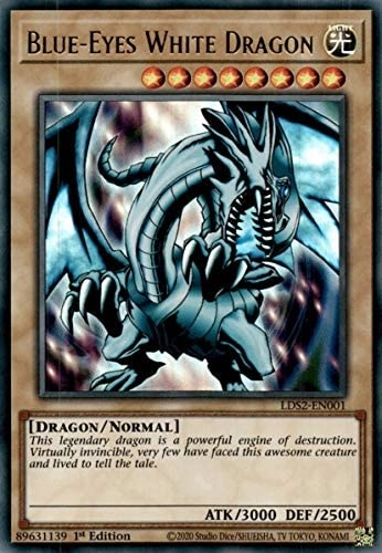 Blue-Eyes White Dragon LDS2-EN001 - 1st Edition