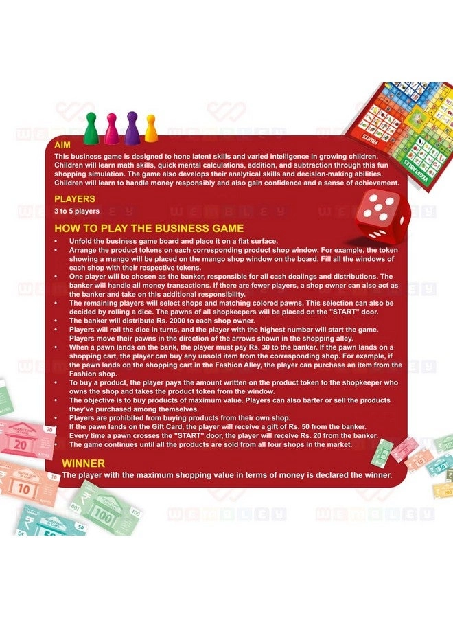 Business Board Game - English Indoor