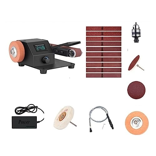 Mini Belt Sander - 7 Variable Speed 10 Sanding Belts