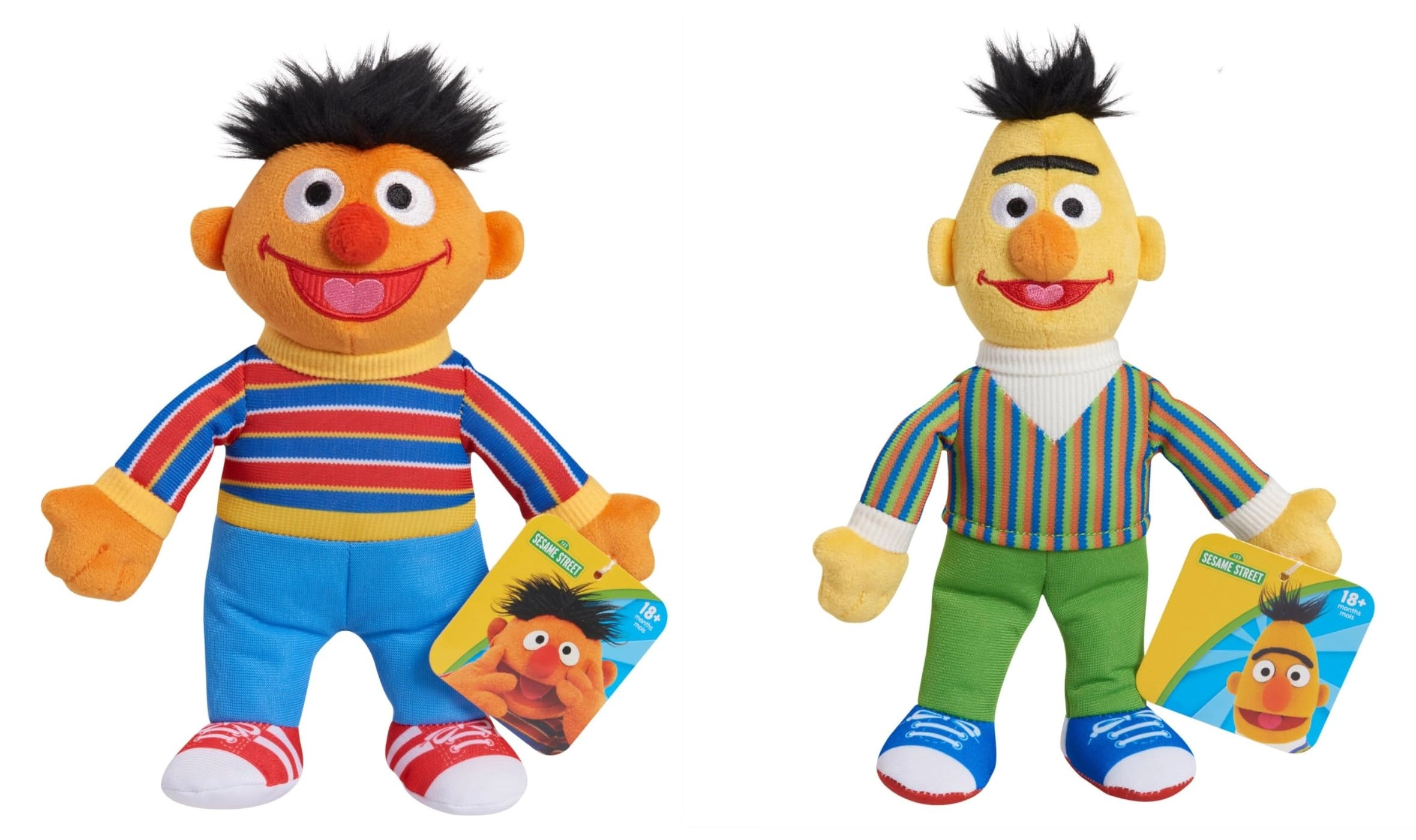 Just Play Sesame Street - Bert and Ernie - 20 cm