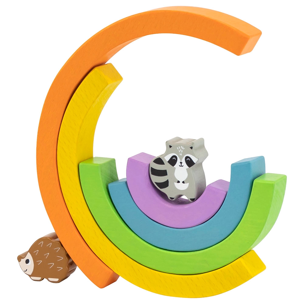 Rainbow Balancing Blocks - 18 months+