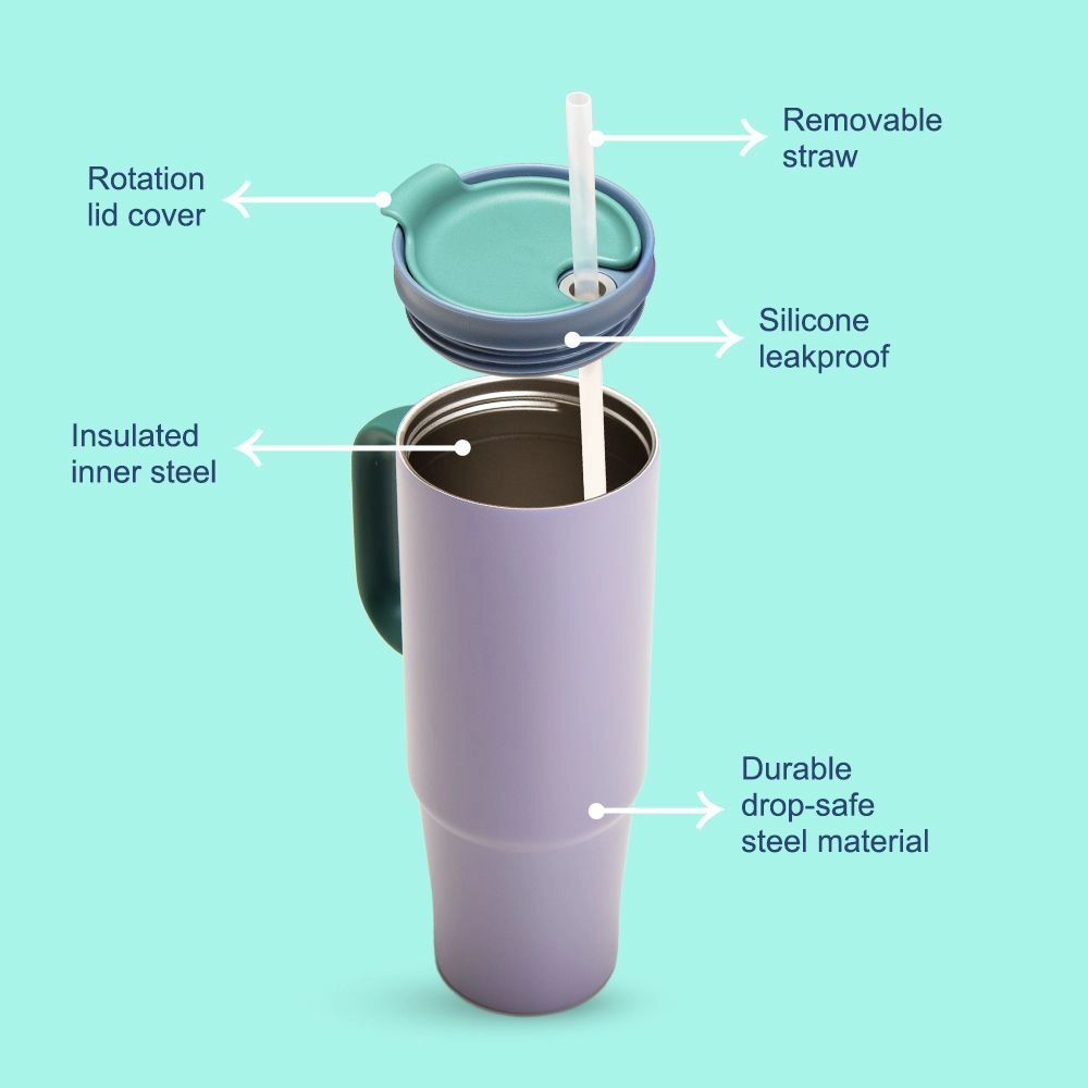 Stainless Steel Insulated Travel Tumbler - 900ml