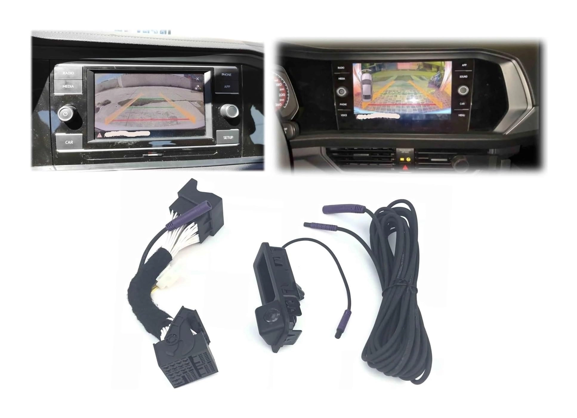 LADPZJNW Reverse Camera For VW For J&etta MK7 - Night vision WireLess