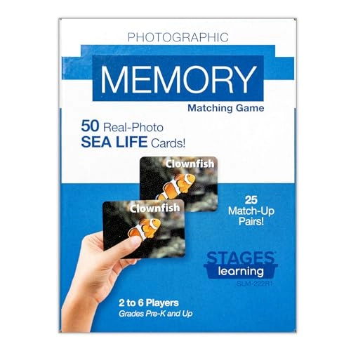 Picture Memory Sea Life Card - 24 months and up 50 pieces