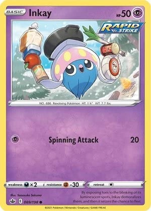 Pokémon Pokemon Inkay 069/198 - English
