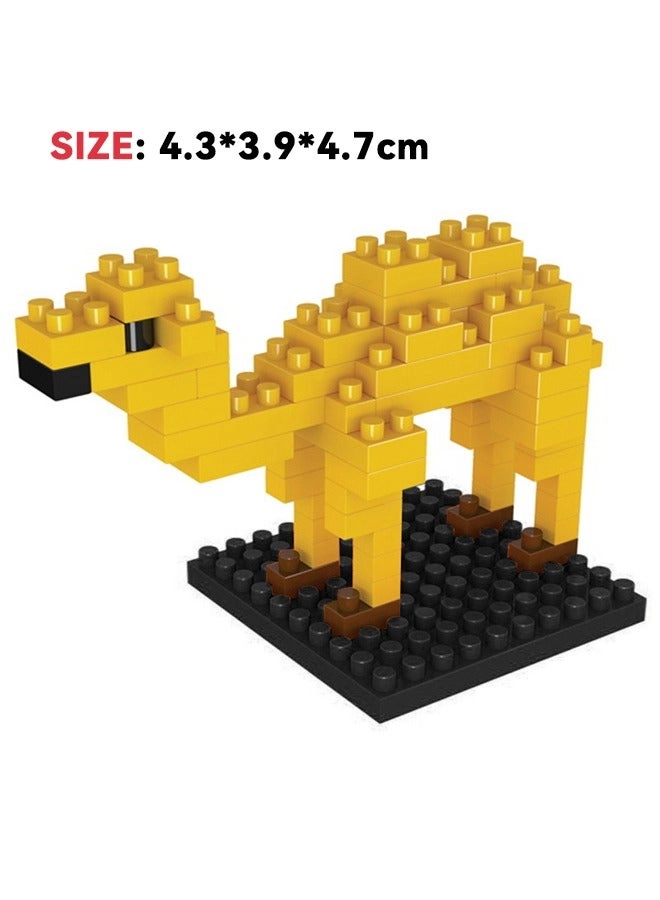 Animal Stacking Blocks - Camel/Crocodile/Horse/Snake 4 pcs Pack