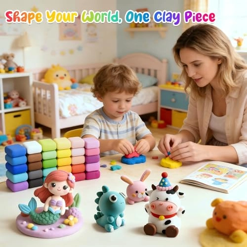 Air Dry Clay Set - 3+ years 36 pcs