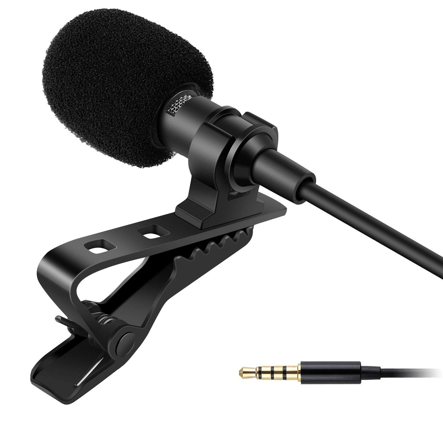 SS Enterprises Dynamic Lapel Collar Mic 3.5mm-Mini-Jack Microphone