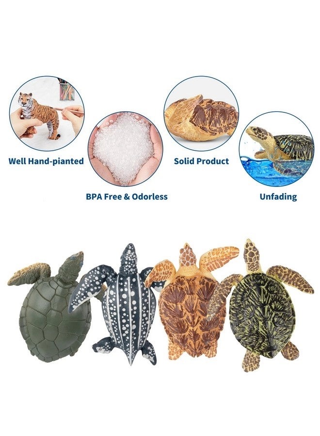 Sea Turtle Figurines 6 pcs