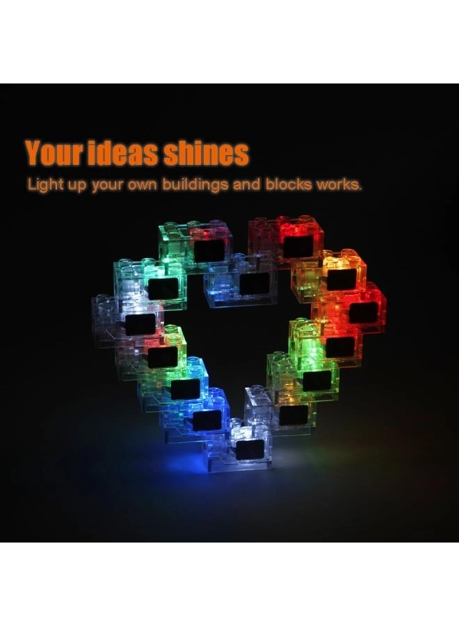 LED Light Up Kit - 14pcs Classic Transparent 2x3