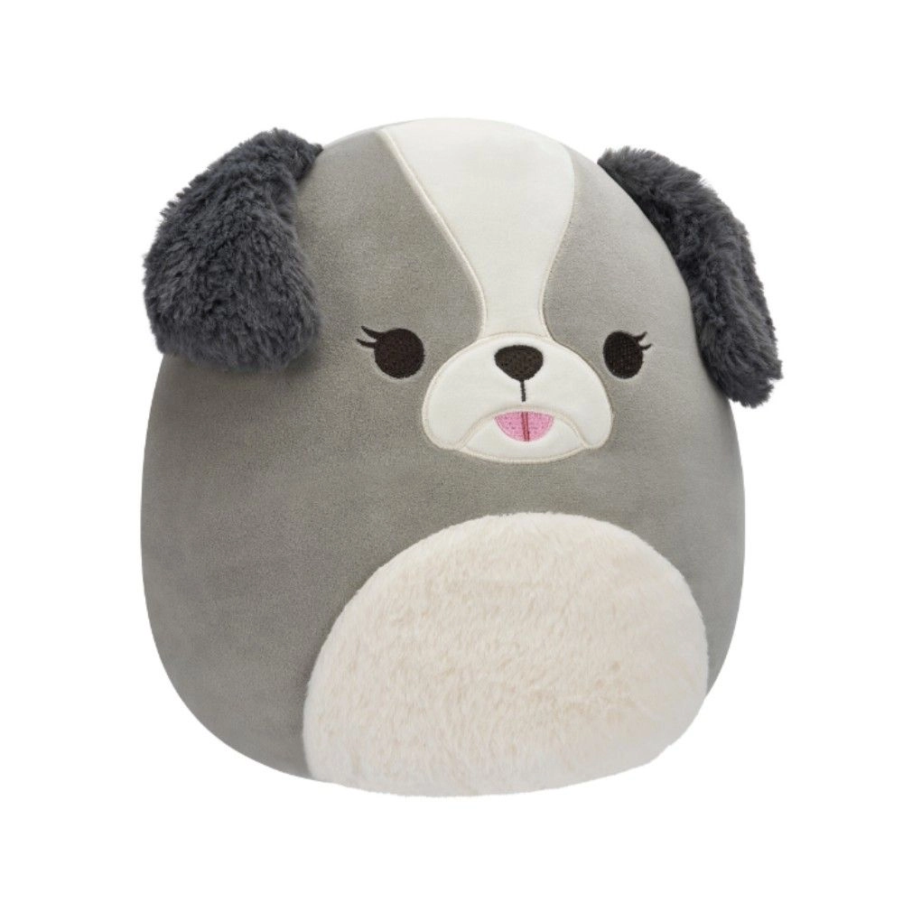 Malu Medium Plush 30 cm Grey Shih-Tzu